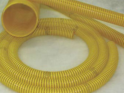 Tubo in plastica rinforzata tipo A a spirale in PVC Tubo corrugato  Drenaggio e rimozione della polvere Tubo di trasporto giallo Diametro  interno 16-50